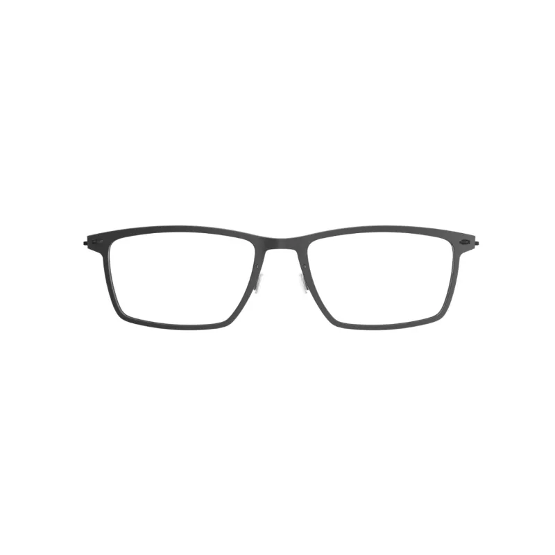 LINDBERG Pure Titanium Irregular Shape Eyeglass Frames Unisex Black-1