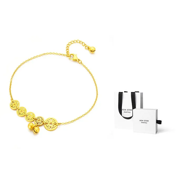 Asia Star Titanium Steel Anklets Women's-0
