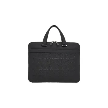 FERRAGAMO Calfskin Briefcases Handbags Men's Black