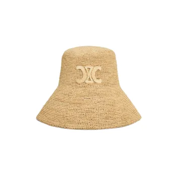 CELINE Bucket Hats Unisex Khaki