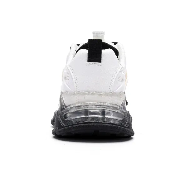 Warrior Slip Resistant And Breathable Low Top Casual Shoes Women's White Black-2