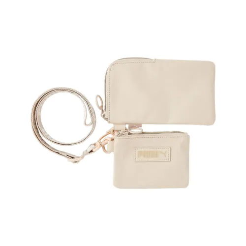 PUMA Polyester Crossbody Bag Regular Women's Beige