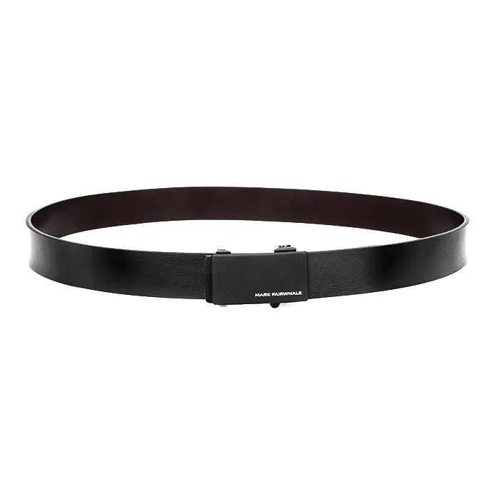FAIRWHALE Buttonless Casual Genuine Leather Belts Men's Width 3.5cm-2