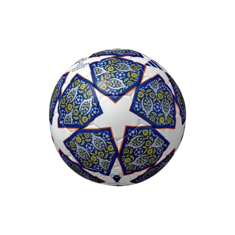 Adidas Size 4 Soccer PU Hand-Stitched Soccer Ball Kids' Blue Orange-1