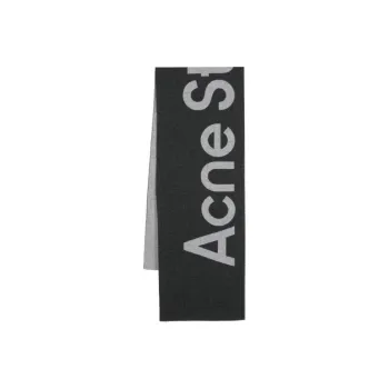Acne Studios Knit Scarves Women's Gray