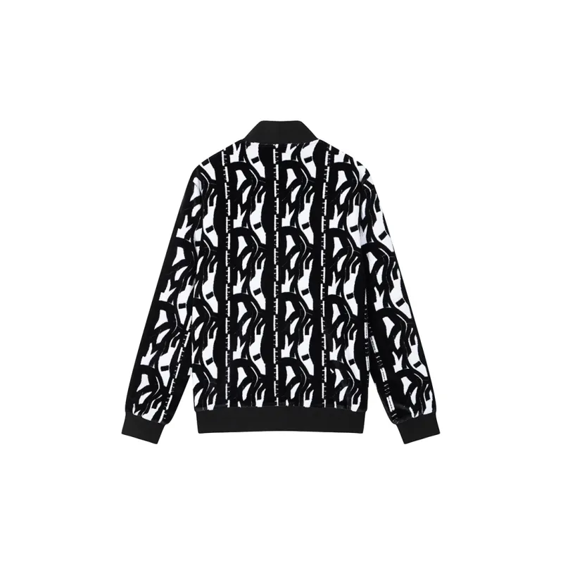 DAVID NAMAN Sweatshirts Men Black White-1