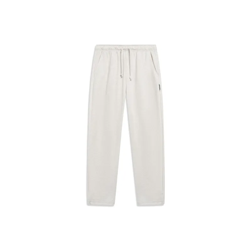 LiNing Knitted Sports Pants Men's Heather Gray Tile Gray-1