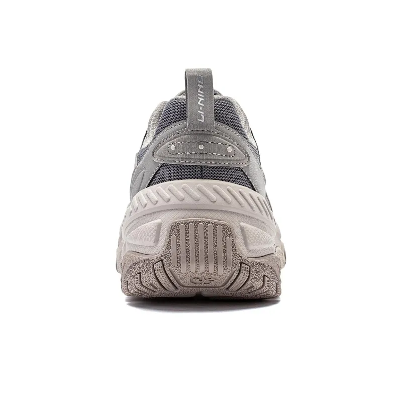 LiNing Brown Sugar Low-Top Casual Shoes Men's Gray-5