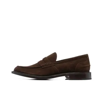 Tricker's James Suede Penny Loafers