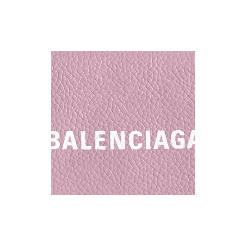 Balenciaga Calfskin Wallet Mini Women's Pink-5