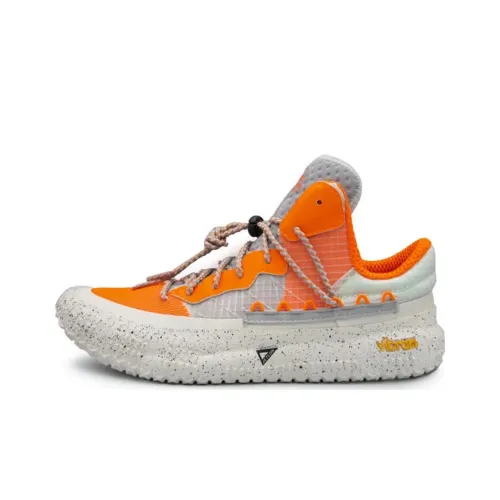 Vibram X BRANDBLACK Casual Shoes Men Low-Top Orange Gray