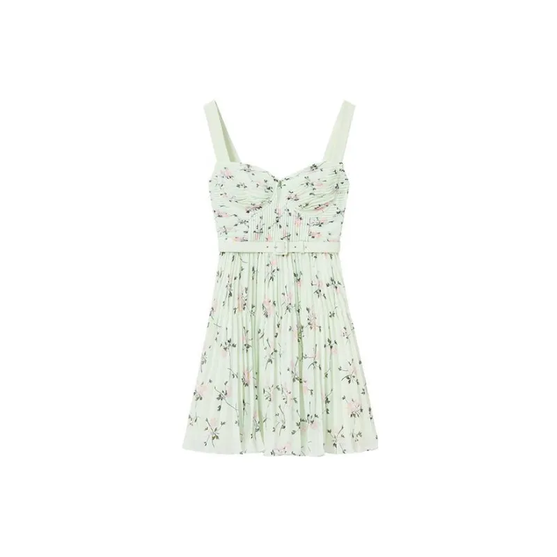 Self portrait Floral Chiffon Minidress-1