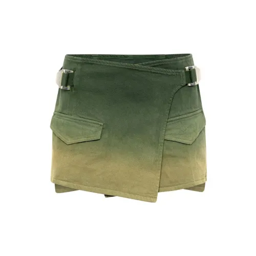 DION LEE Cargo Short Skirts Women's Green