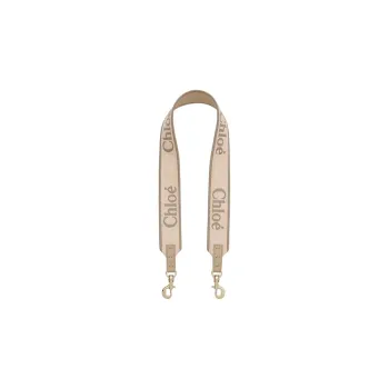 Chloe Linen Canvas Bag Straps Women's Pink