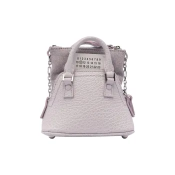 Maison Margiela Numbers Patch Zipped Mini Shoulder Bag
