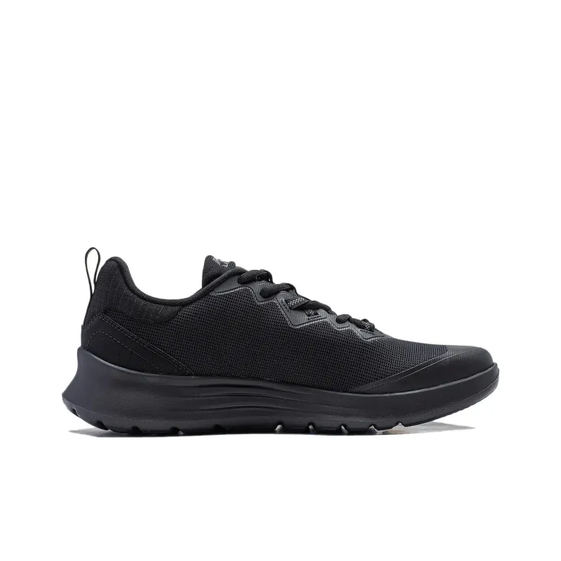 LiNing Feather Wear Resistant Slip Resistant Low Top Running Shoes Men's Black-1
