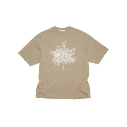 Acne Studios T-Shirts Men Dark Beige