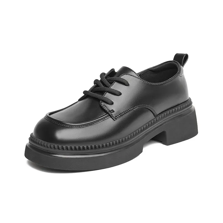 JOSINY Loafers Women's Low Top Black/Ecru/Brown-1
