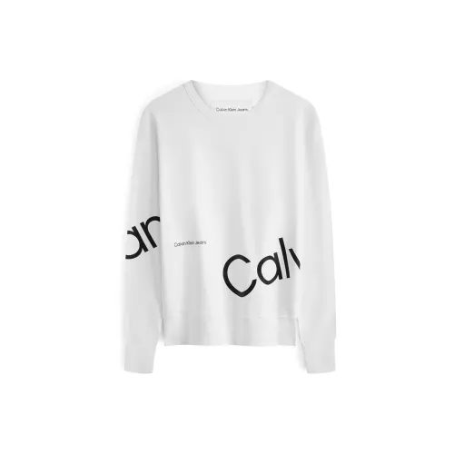 Calvin Klein Sweatshirts Men Moon White