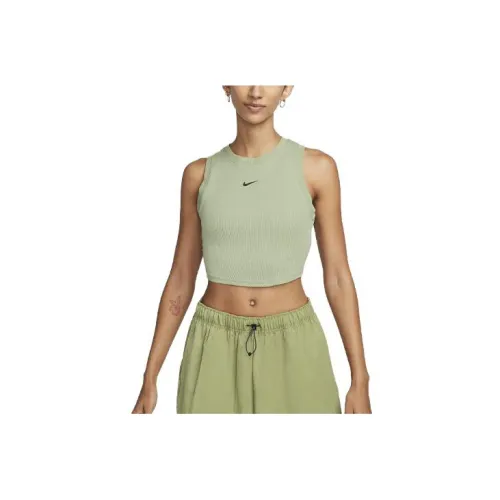 Nike Sportswear Essentials Series Tank Tops Women's Oil Green