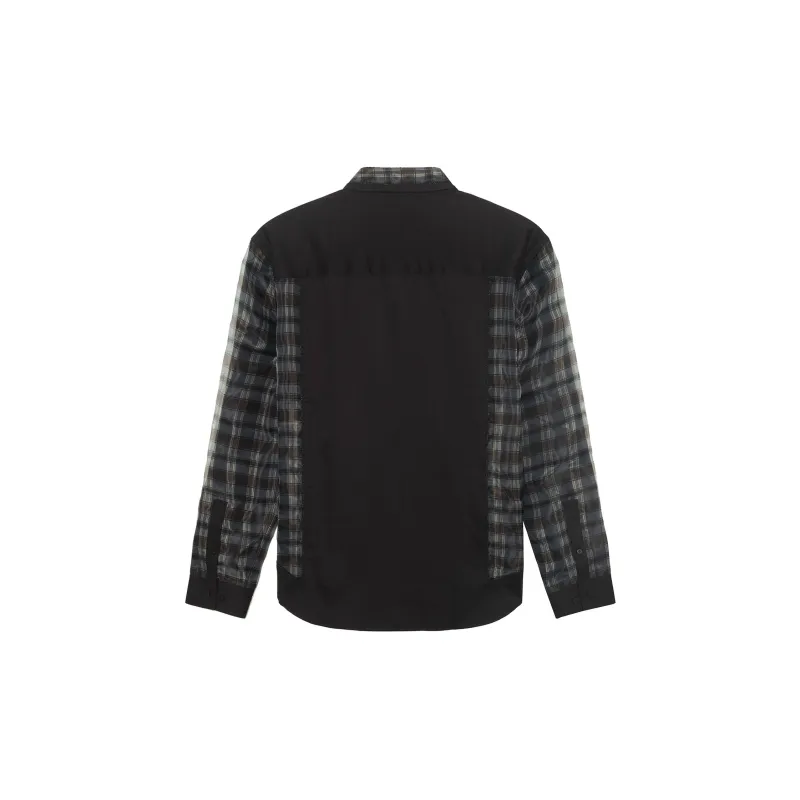 ANDREW MACKENZIE Shirts Men Black Orange-1