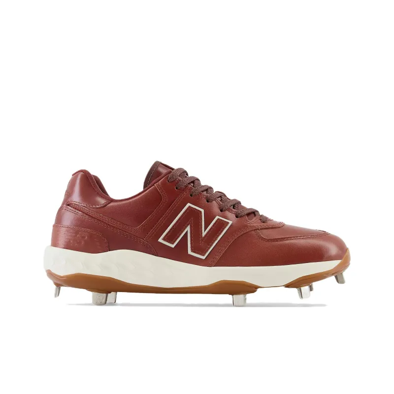 New Balance NB Fresh FoamNB 574 Slip Resistant And Breathable Low Top Outdoor Shoes Men's Red-1