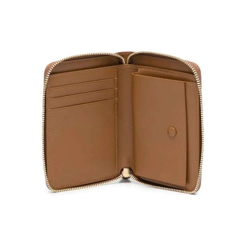 JIL SANDER Calfskin Wallet Women's Brown-2