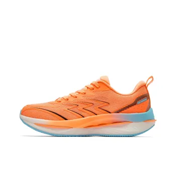QIAODAN Fearless 1.0 Wear Resistant Support Balance Rebound Low Top Running Shoes Men's Orange