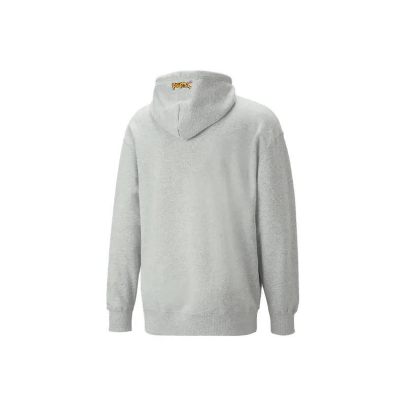 PUMA X 8enjamin Co branded Series Sweatshirts Men Gray-1
