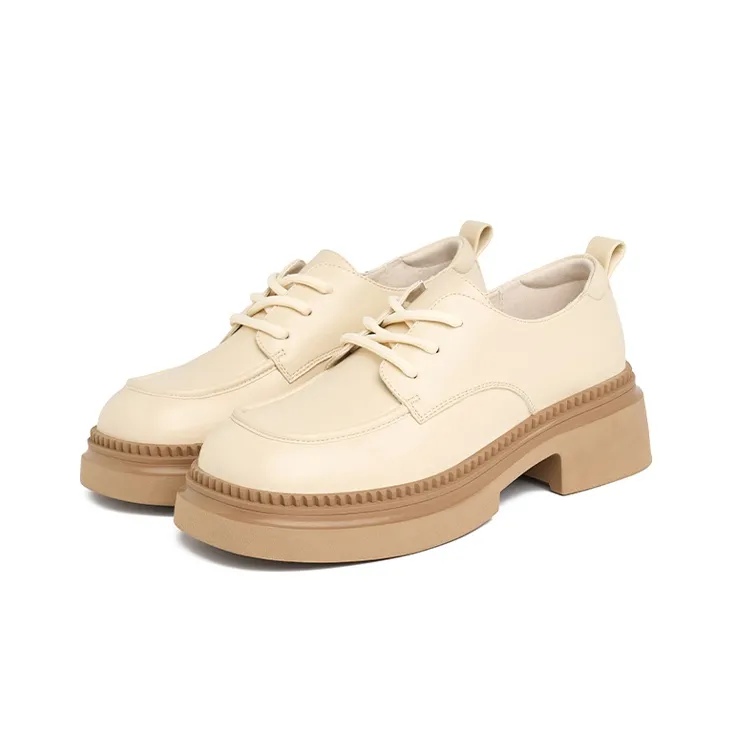 JOSINY Loafers Women's Low Top Black/Ecru/Brown-5