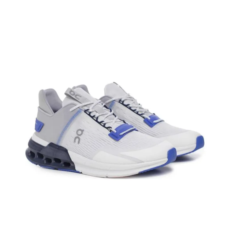 On Cloudnova Grey White-1