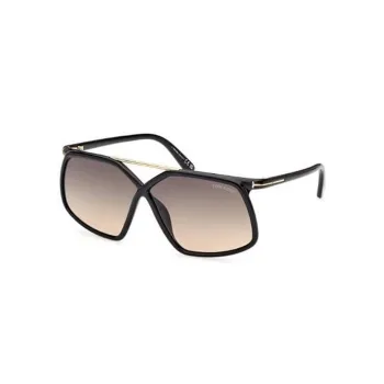 TOM FORD Injection Molded Irregular Shape Sunglasses Unisex Black