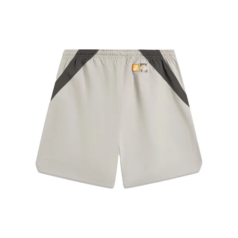 LiNing Badfive Shorts Men's Rock Ridge Gray Ivory Raven-1