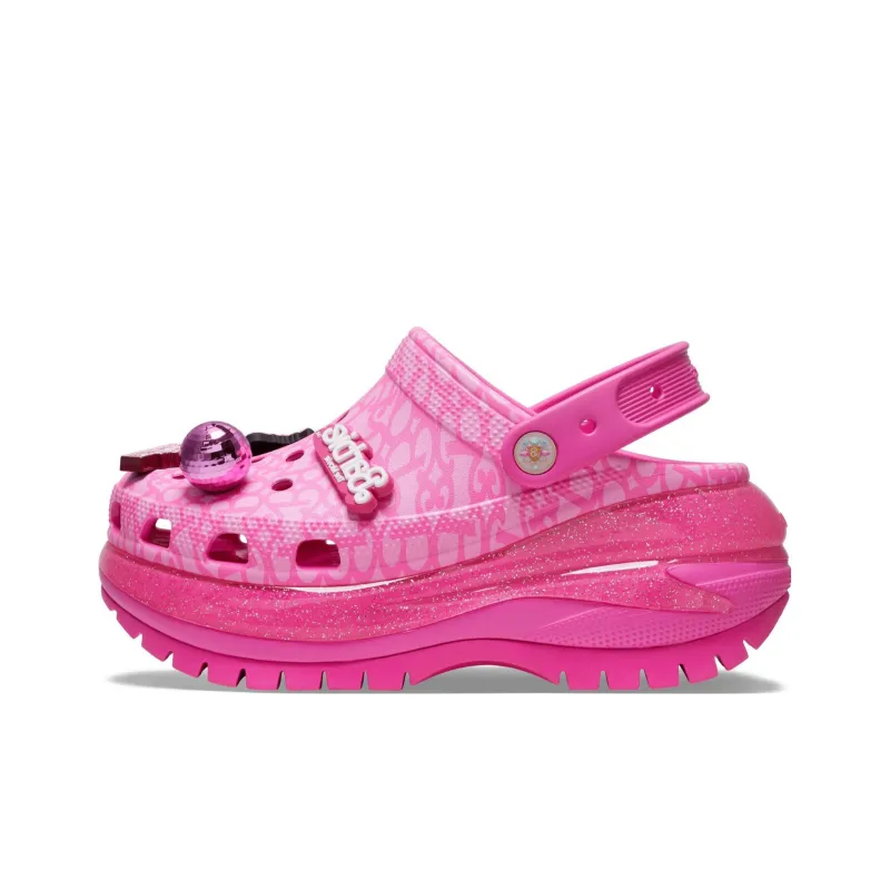 Crocs Classic Mega Crush Clog Barbie The Movie Electric Pink-0