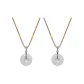 Peaceful Buckle Pendant Necklace Couple's 1 Pair (Men's+Women's)