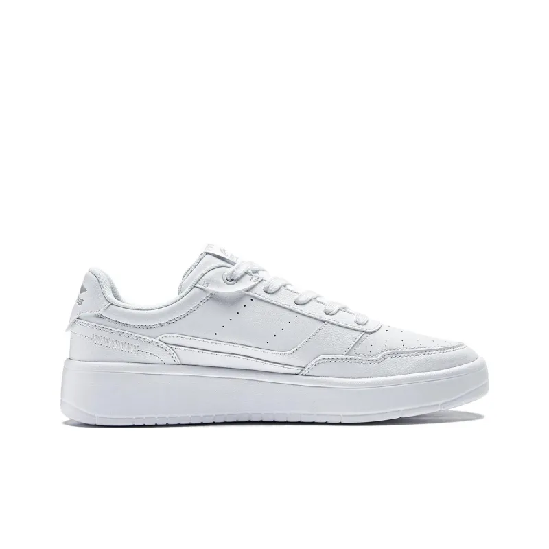 LINING Relaxing Skateboard Shoes Men Low Top White-1