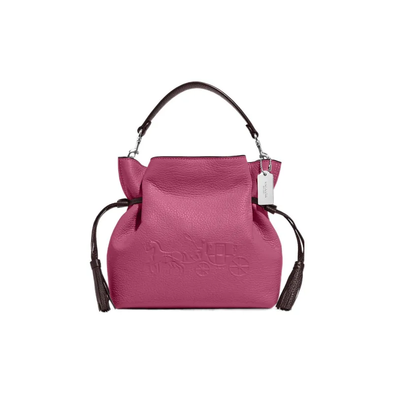 COACH Andy Cow Leather Handbag Shoulder Bag Crossbody Bag Medium Size Women's Light Raspberry-0