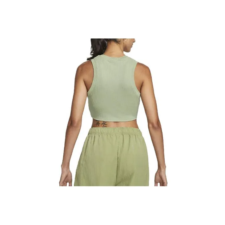 Nike Sportswear Essentials Series Tank Tops Women's Oil Green-1