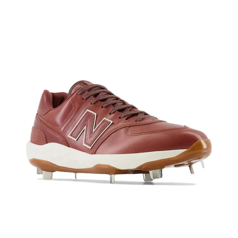 New Balance NB Fresh FoamNB 574 Slip Resistant And Breathable Low Top Outdoor Shoes Men's Red-2