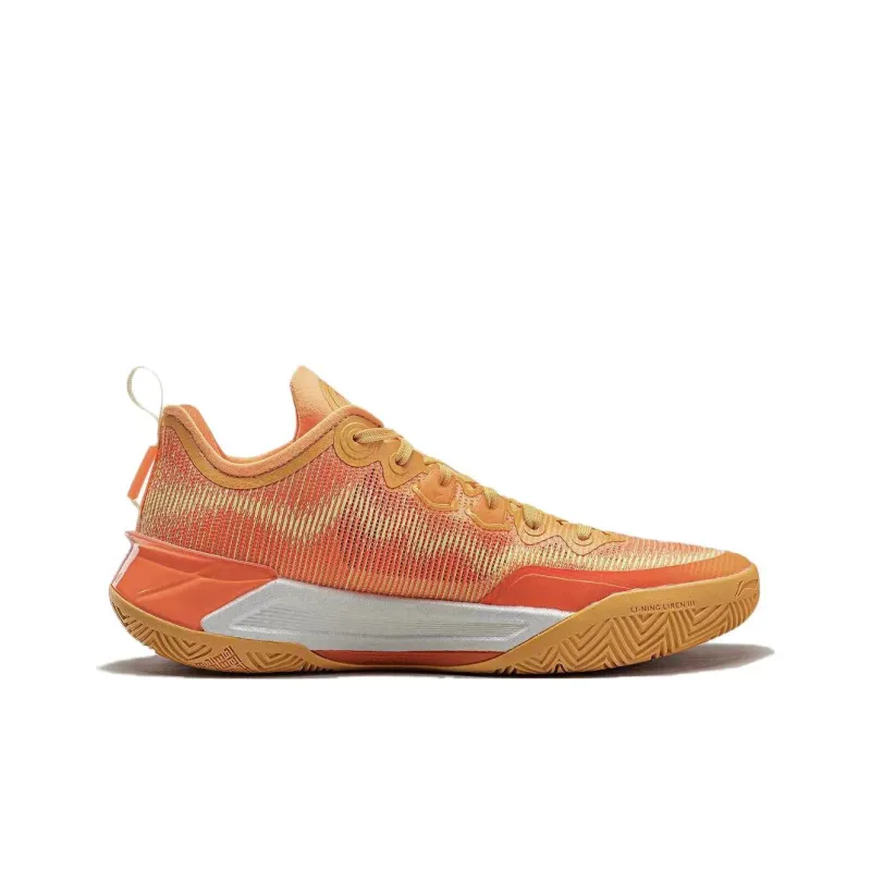 LiNing Liren 3 V2 Evening Glow Lightweight Rebound Low Top Basketball Shoes Men's Orange-1