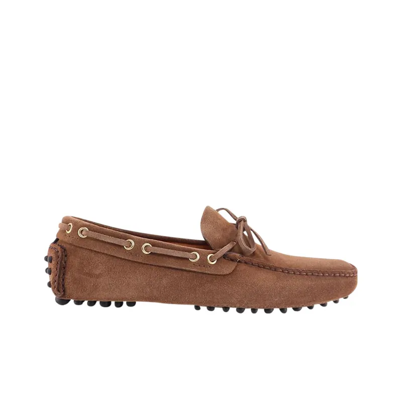 Car Shoe Lace-up Suede Boat Shoes-1