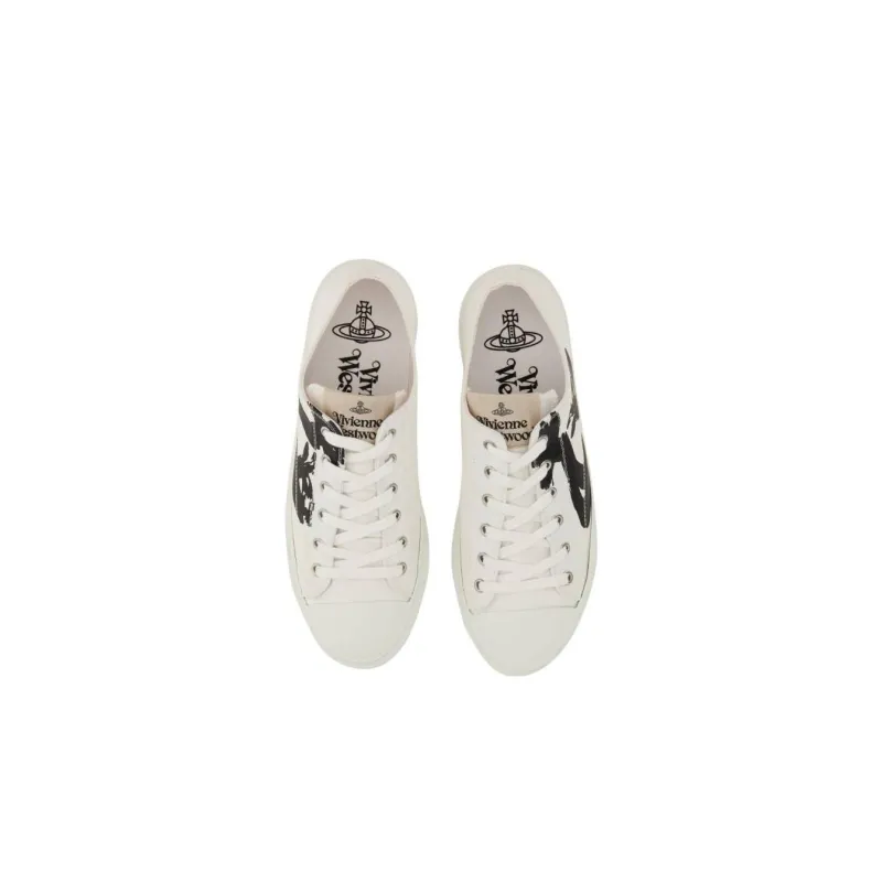Vivienne Westwood Orb-print Canvas Sneakers-3
