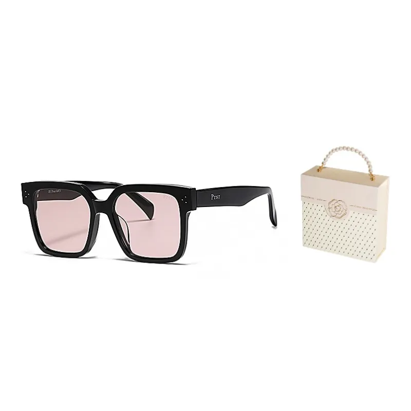 Prsr Plate Frame Square Sunglasses Unisex-6