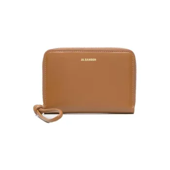 JIL SANDER Calfskin Wallet Women's Brown