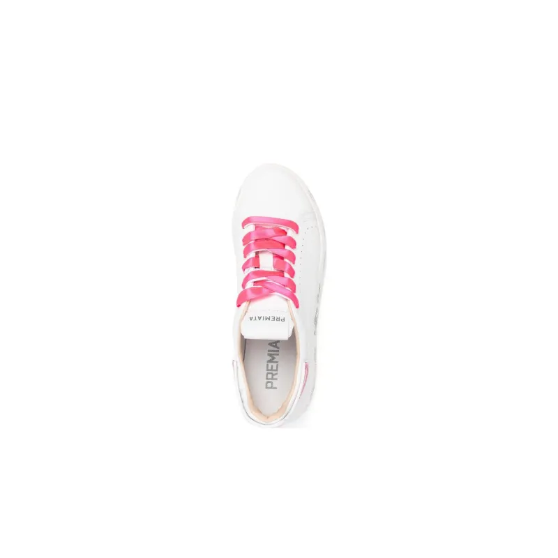 PREMIATA Cushioning Low Top Skateboard Shoes Women's Pink-3