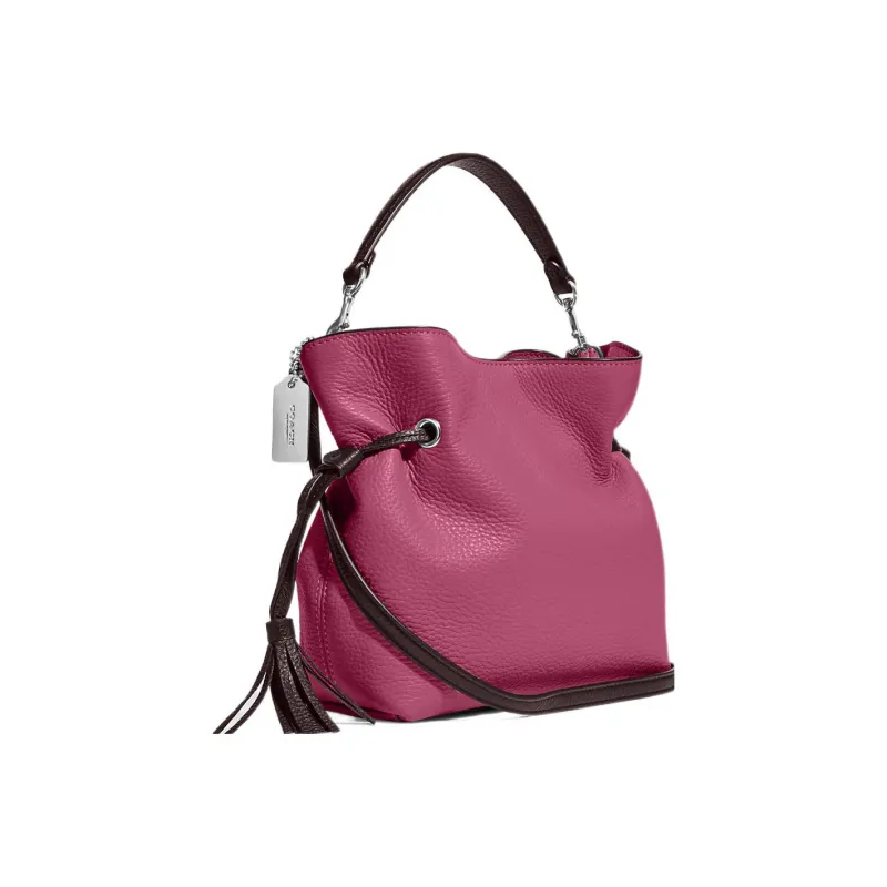 COACH Andy Cow Leather Handbag Shoulder Bag Crossbody Bag Medium Size Women's Light Raspberry-1