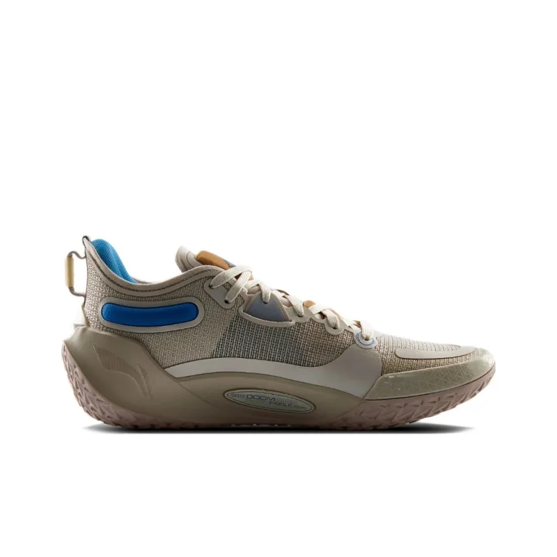 LiNing JB1 Jimmy Butler 1 Milestone Anti Slip And Wear Resistant Rebound Low Top Basketball Shoes Men's Gray Blue-1
