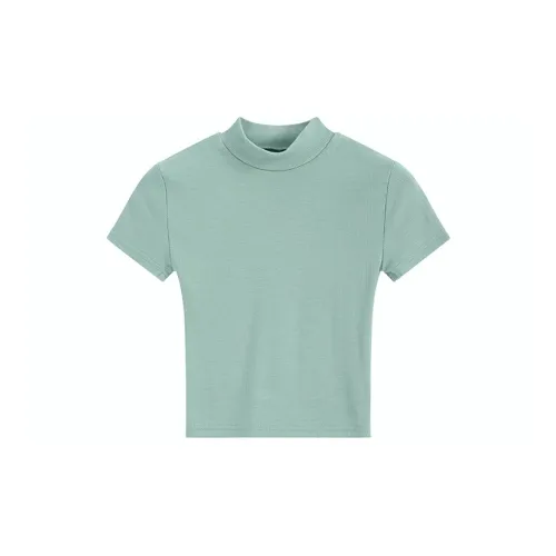 MINCOCROSEPEPPAR T-Shirts Women's Pea Green