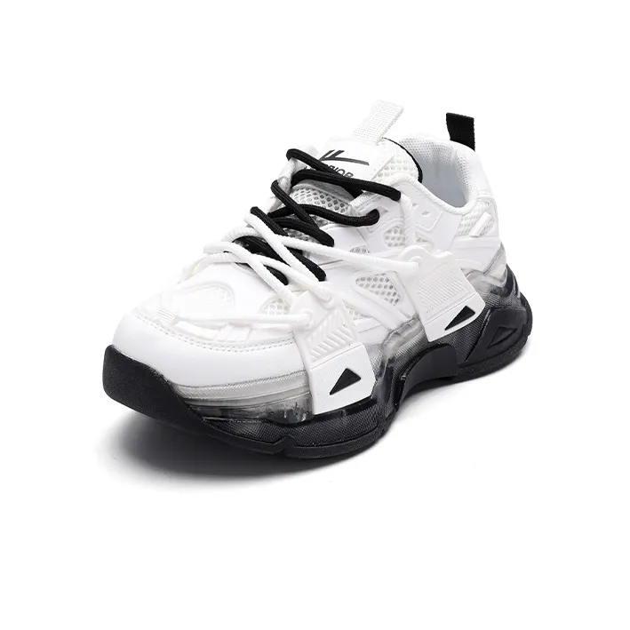 Warrior Slip Resistant And Breathable Low Top Casual Shoes Women's White Black-1