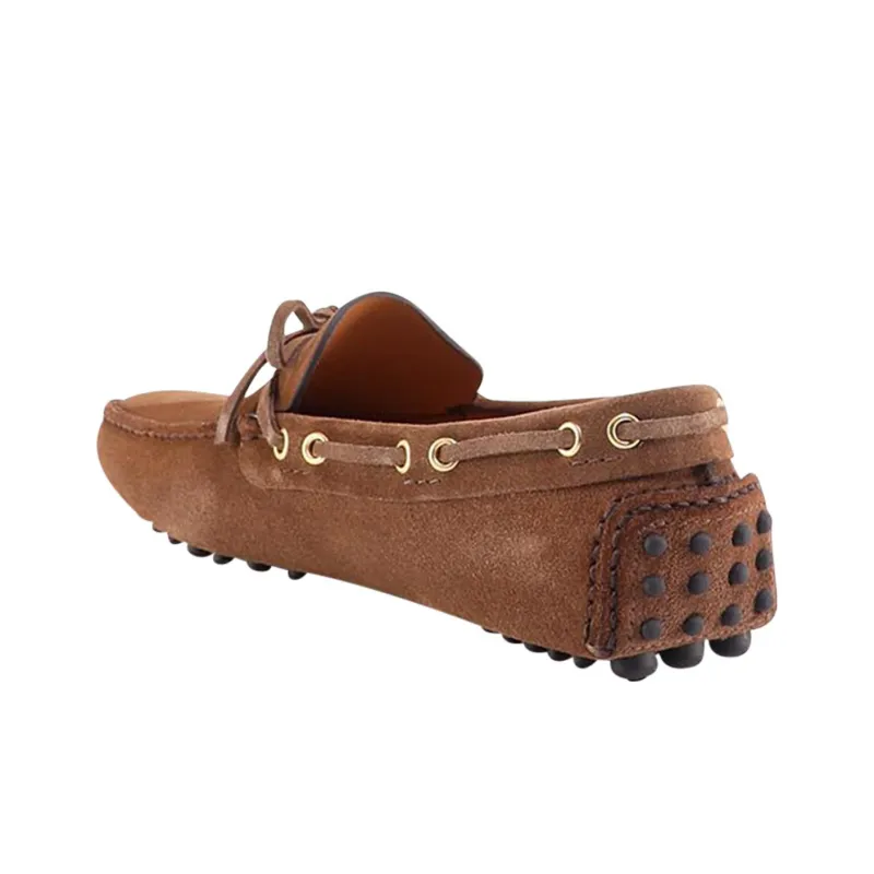Car Shoe Lace-up Suede Boat Shoes-3